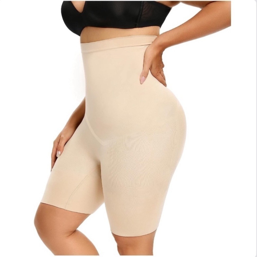 Shaperx Tummy Control Panties Seamless High-Waisted Body Shaper Shorts Butt Lift
